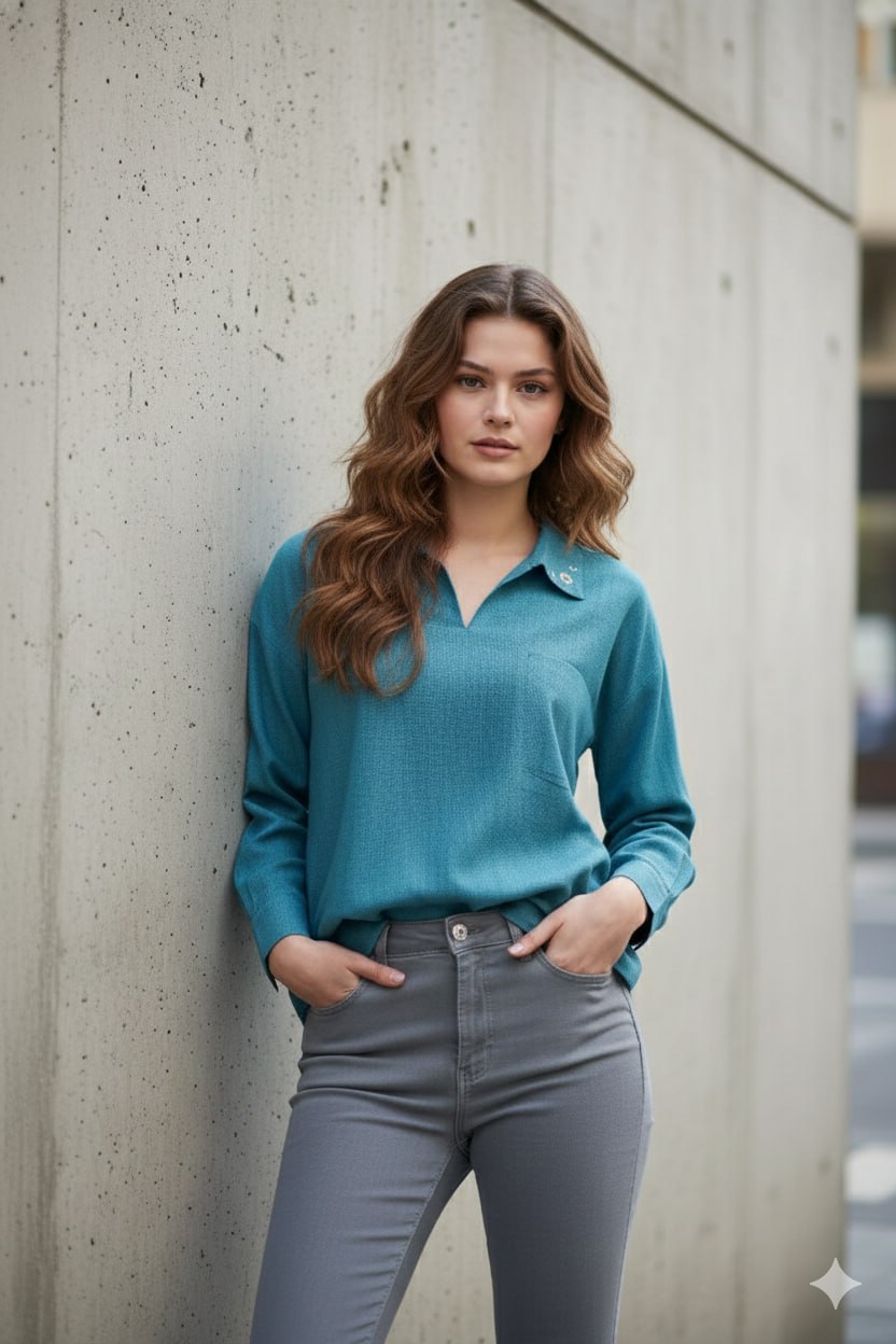 L Rama Tensil Linen Shirt – Short Sleeve – Collar Type – Office