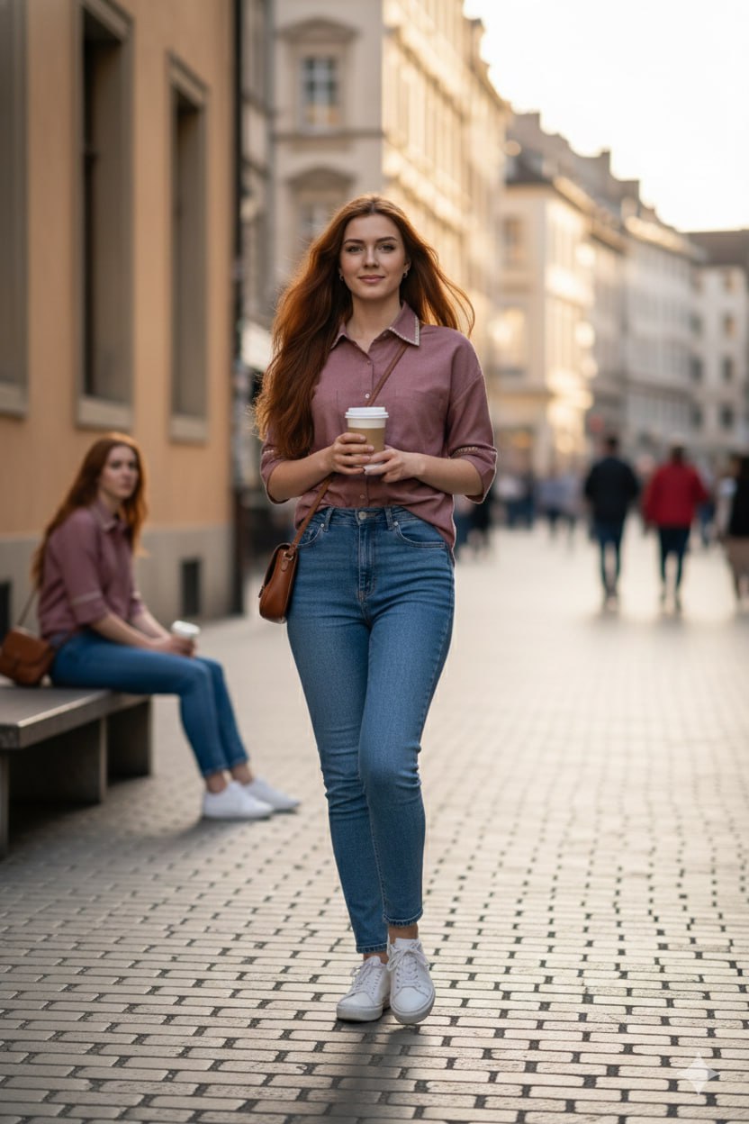 Dusty Peach Tensil Linen Shirt – Collar Type – Short Sleeve
